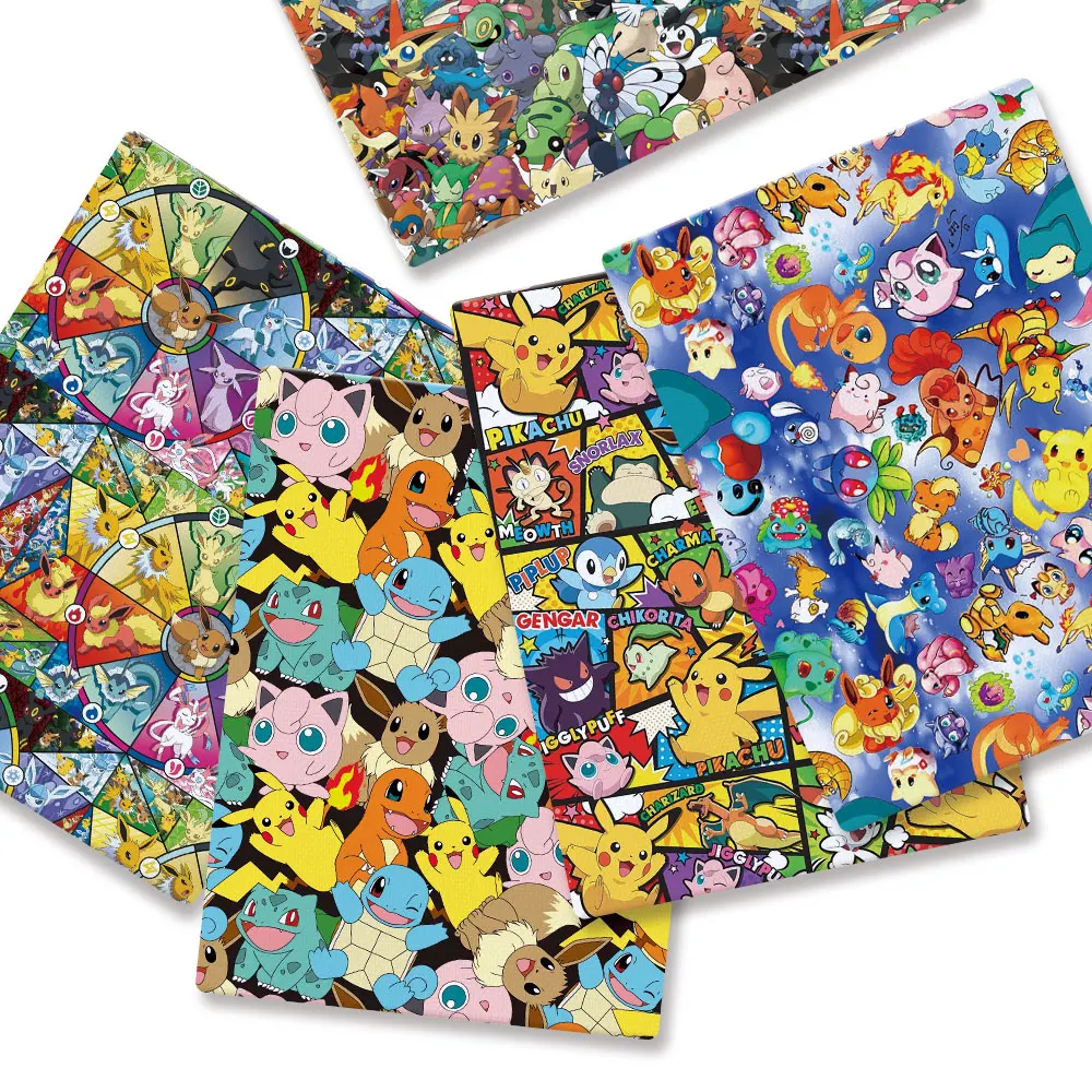 Baby Products For 1 Year Old - Pokemon Karikatür Fabric140*50 cm El Yapımı