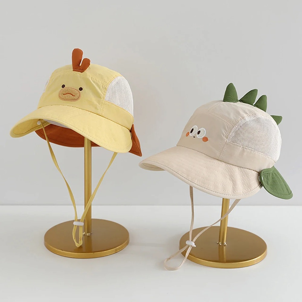 Baby Products For Summer - Sevimli Çizgi Film Bebek Plaj Şapkası,