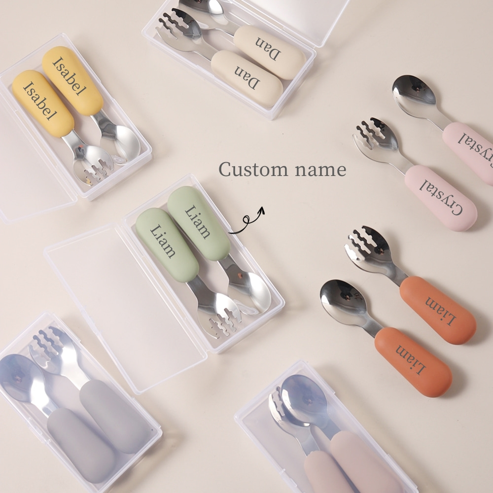 Baby Led Weaning Set - Kişiye Özel Bebek Kaşık ve Çatal