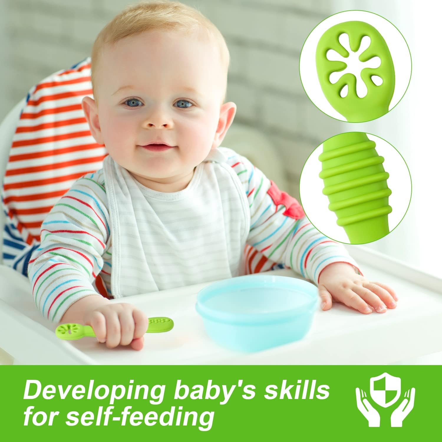 2 adet/takım silikon bebek kaş - Baby Led Weaning Set incelemesi ve fiyatı