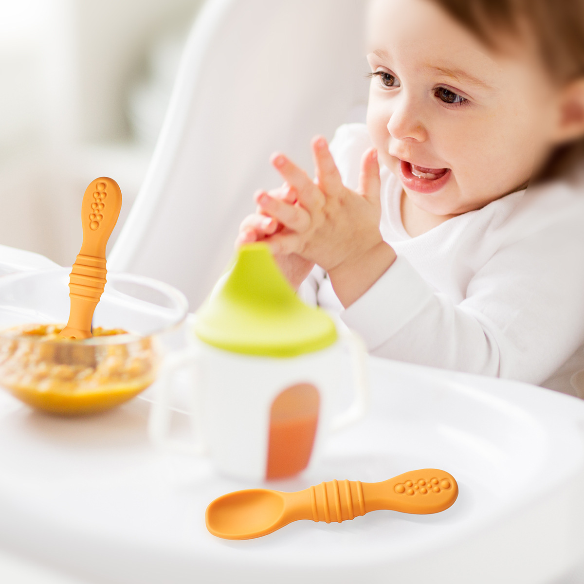 2 adet/takım silikon bebek kaş - Baby Led Weaning Set incelemesi ve fiyatı