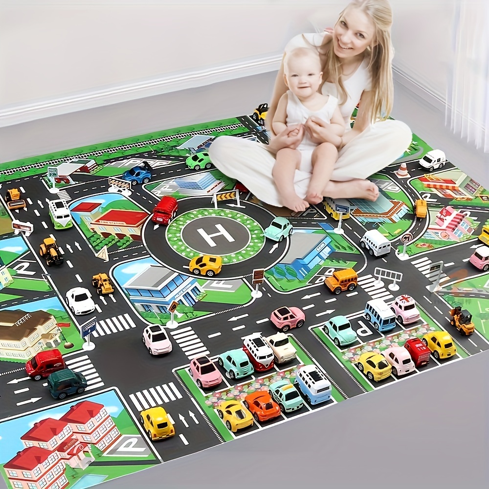 1 adet, şehir trafik oyun matı - Play Mat incelemesi ve fiyatı