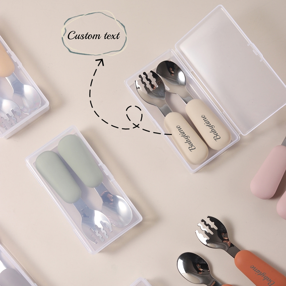 Kişiye Özel Bebek Kaşık ve Çat - Baby Led Weaning Set incelemesi ve fiyatı